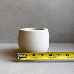 Concrete Planter With Drainage, Cute Plant Pot, Bubble Planter, Decorative Cement Minimalist Pot Saucer, Nordic, Chunky - thumbnail 3
