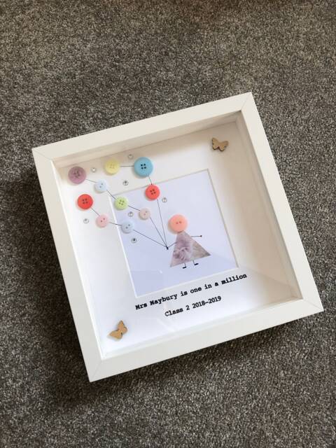 Teacher Gift, Frame, Personalise Leaving Personalised End Of Year Present, Gift For - image 1