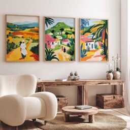 Set Of 3 Ethiopia Posters, Ethiopian Prints, Wall Art, Decor, Art Africa Gift Idea - thumbnail 3