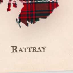 Clan Rattray Scottish Tartan Map - Of Scotland Family Wall Decor, Ready To Hang - thumbnail 4