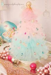 Vintage Tulle Christmas Tree Sewing Pattern - PDF