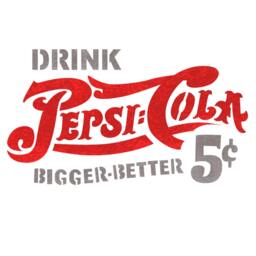 Pepsi Cola Stencil Reusable Drink Bigger Better For Wall Art Craft Diy Decor - thumbnail 1