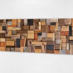 Large Sculptural Wood Wall Art - Contemporary Fine Statement Piece Imperfect Beauty - thumbnail 2