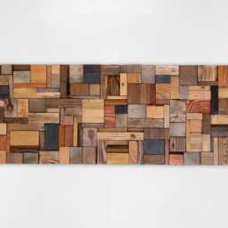 Large Sculptural Wood Wall Art - Contemporary Fine Statement Piece Imperfect Beauty - thumbnail 3