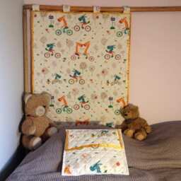 Kids Headboard & Pajama Bag
