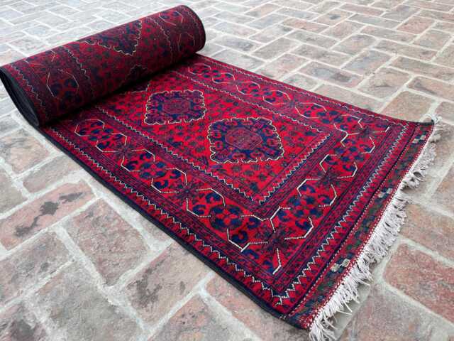 Hand-Knotted 2'5x19 Wool Runner - Authentic Extra Long Tribal Corridor Khamyab Rug High Quality Boho For Hallway, Living Room - image 1