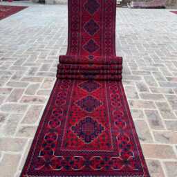 Hand-Knotted 2'5x19 Wool Runner - Authentic Extra Long Tribal Corridor Khamyab Rug High Quality Boho For Hallway, Living Room - thumbnail 2