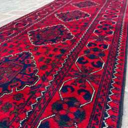 Hand-Knotted 2'5x19 Wool Runner - Authentic Extra Long Tribal Corridor Khamyab Rug High Quality Boho For Hallway, Living Room - thumbnail 4