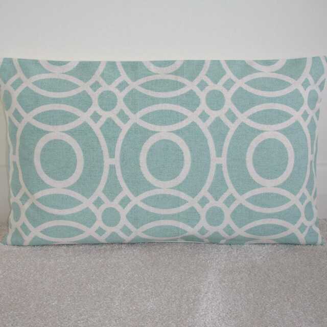 "Duck Egg Pillow Cover 12x20 Cushion Case 20""x12"