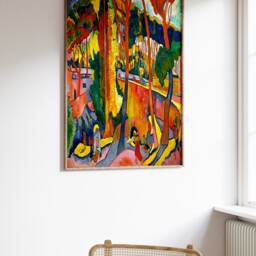 Andre Derain Poster, The Turning Road, Fauvist Print, Expressionist Art, Fashionable Decor, Famous Scenery Wall Floral Print - thumbnail 2
