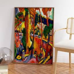 Andre Derain Poster, The Turning Road, Fauvist Print, Expressionist Art, Fashionable Decor, Famous Scenery Wall Floral Print - thumbnail 3