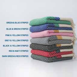 Cotton Throw Blanket - Chevron Sofathrow Gift For Her 2nd Anniversary Personalised Gift - thumbnail 2