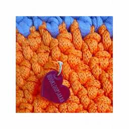 Crocheted Log Cabin Throw Blanket, Kandinsky Inspired Patchwork Afghan - thumbnail 4
