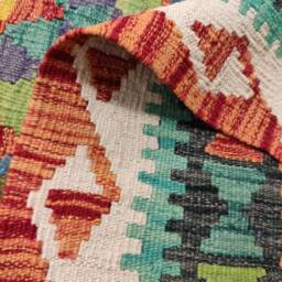 Classic Kilim Rug, Handwoven Artisan Afghan Turkish Aztec Sheep Wool Rug 146x103 cm - thumbnail 3