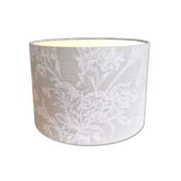 Lampshades in Laura Ashley Lloyd Dove Grey Fabric Handmade Free Delivery - thumbnail 2