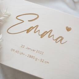 Memory Box Birth Simple - Personalized - thumbnail 2