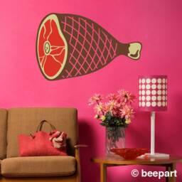 Big Ham Wall Decal Vinyl Sticker - thumbnail 1
