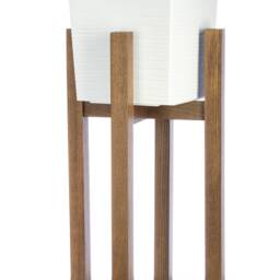 Oak Wood Plant Stand 24 - thumbnail 2