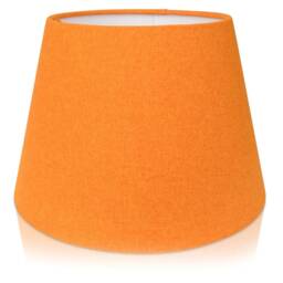 Shetland Orange Brushed Linen Style Empire Lampshades/Pendant Shade Table