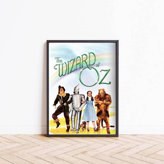 Wizard Of Oz Musical Print, Dorothy Poster, Broadway Theatre London West End Framed Wall Art Christmas Gift For Fans - image 1