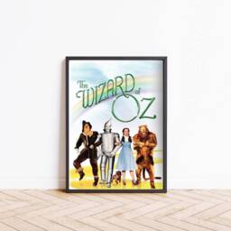 Wizard Of Oz Musical Print, Dorothy Poster, Broadway Theatre London West End Framed Wall Art Christmas Gift For Fans - thumbnail 1