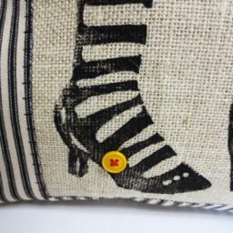 Halloween Witch Feet Pillow Gothic Home Decor - thumbnail 2
