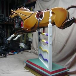 Show Jumper - Customized Rocking Horse & Jump - Installments Gladly Accepted - thumbnail 3