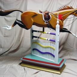 Show Jumper - Customized Rocking Horse & Jump - Installments Gladly Accepted - thumbnail 4
