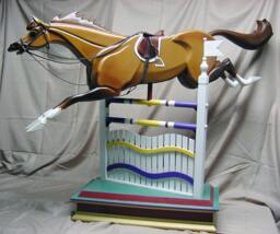 Show Jumper - Customized Rocking Horse & Jump - Installments Gladly Accepted - thumbnail 1