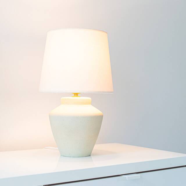 Handmade Dimmable Round Ceramic Table Lamp Debarro De Barro - image 1