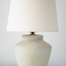 Handmade Dimmable Round Ceramic Table Lamp Debarro De Barro - thumbnail 3