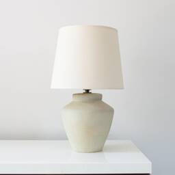 Handmade Dimmable Round Ceramic Table Lamp Debarro De Barro - thumbnail 2