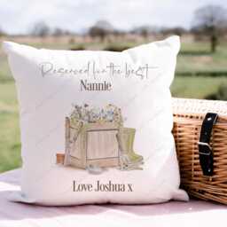Personalised Gardener Cushion, Pillow, Gift, Gardening Gift For Grandad, Grandma, Gardener, Garden Gifts - thumbnail 2