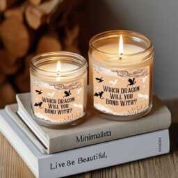 Dragon Rider Quote, Fourth Wing Quotes Candle, Riders Quadrant Candle Wing, Fourth Candle, Basgiath War College, Dragon Bond - thumbnail 4