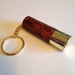 R.c - Italy Solid Dark Oak Keyring Lovely Wood - thumbnail 2