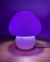 Jongo Table Lamp, Modern Ripple Mesh Solid Contemporary 3D Printed Lighting - thumbnail 1