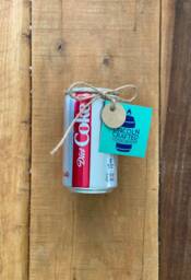 Diet Coke Mini - 7.5Oz Craft Candle - 100% Soy Wax Scented Handmade Wedding Gift Groom Diy Coca Cola Made in Usa
