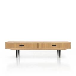 Mid-Century Sideboard, Dresser, Commode, Credenza Made Of Oak Vaneer - Livlo D-L02