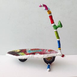 Pop Art Scouter Sculpture, Mixed Media - thumbnail 3