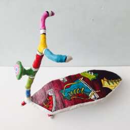 Pop Art Scouter Sculpture, Mixed Media - thumbnail 2