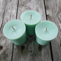 Oakmoss Dreams Hemp Wick Scented Soy Candle Votives Rustic Farmhouse Home Decor - thumbnail 2
