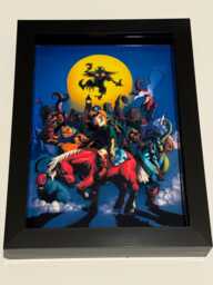 Legend Of Zelda Majoras Mask Framed 3D Art Shadow Box - thumbnail 1