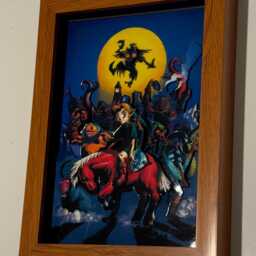 Legend Of Zelda Majoras Mask Framed 3D Art Shadow Box - thumbnail 3