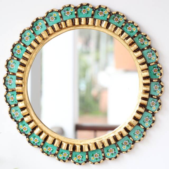 "Peruvian Mirrors ""Harmonious Turquoise Plus 45 cm" - image 1