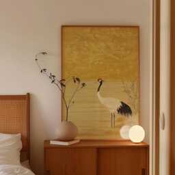 Crane Bird Poster - Japanese Style Wall Art Minimal Nature Print Elegant Artwork Zen Decor Piece - thumbnail 2