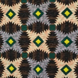 Handmade Pineapple Quilt Block, King Size Bedding - thumbnail 3