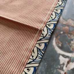 Custom Roman Blind/ Shade in Scandi Mackerel Cotton Fabric - Please Note Full Price Is On Quotation - thumbnail 4