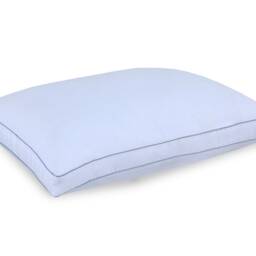 Box Pillow Hollowfiber Filled 100% Cotton Zipped Cover Gusseted Bed Pillows Available in 2 Sizes - thumbnail 3