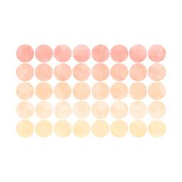 Peach Fuzz Watercolor Polka Dot Wall Decals Nursery Decor - 40 Pack - thumbnail 2