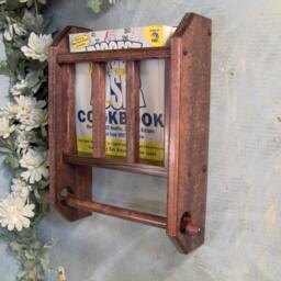 Choose Your Staine Contemporary Pine Toilet Paper Holder With Magazine Rack - thumbnail 3